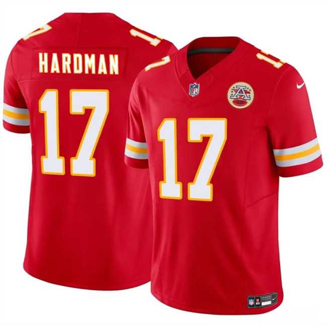 Men & Women & Youth Kansas City Chiefs #17 Mecole Hardman Red 2024 F.U.S.E. Vapor Untouchable Limited Stitched Jersey,We sell and wholesale Men & Women & Youth Kansas City Chiefs #17 Mecole Hardman Red 2024 F.U.S.E. Vapor Untouchable Limited Stitched Jersey on line form chian!